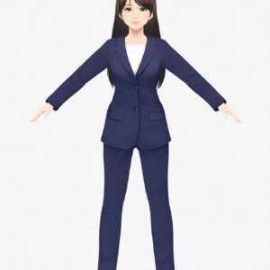 3Dビジネスアバター_けいとB_09