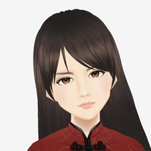 無料（free）3Dビジネスアバター|けいとD04