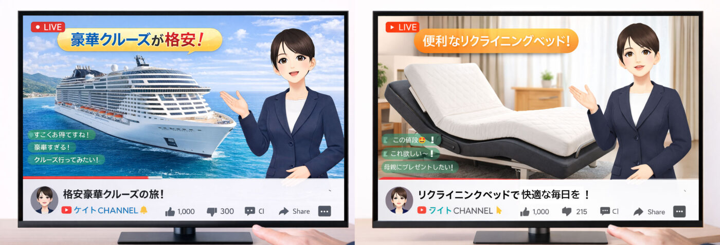 YouTubeにてビジネスアバターの使用例