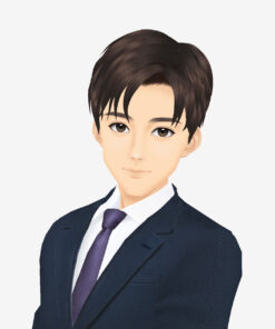 無料VRMビジネスアバター_とうまイケメン