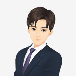 無料VRMビジネスアバター_とうまイケメン