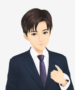 無料VRMビジネスアバター_とうまイケメン