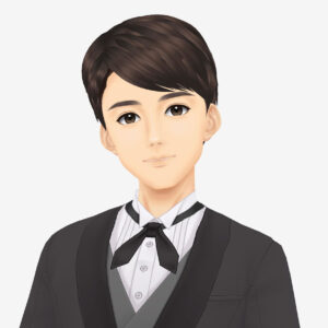 無料VRMビジネスアバター_タキシード