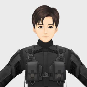 無料VRMビジネスアバター_ボディースーツ