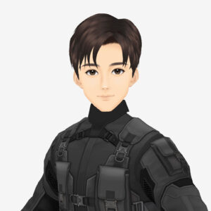 無料VRMビジネスアバター_ボディースーツ