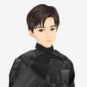 無料VRMビジネスアバター_ボディースーツ