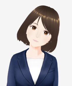 ビジネスアバター_ひなた_ボブヘアー