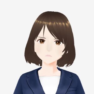 ビジネスアバター_ひなた_ボブヘアー