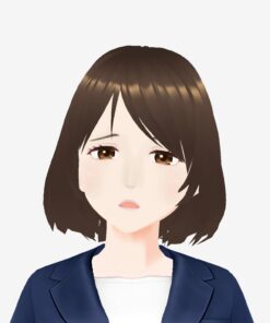 ビジネスアバター_ひなた_ボブヘアー