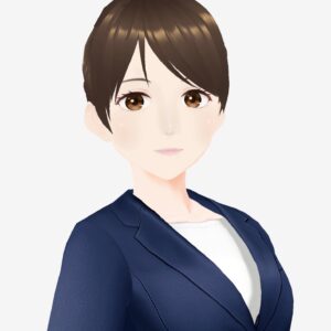 ビジネスアバター_ひなた_シニヨン