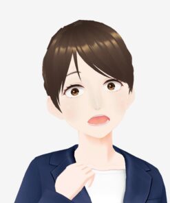 ビジネスアバター_ひなた_シニヨン
