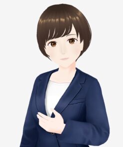 ビジネスアバター_ひなた_ショートヘアー