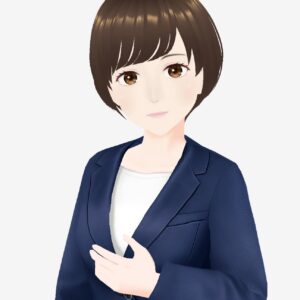 ビジネスアバター_ひなた_ショートヘアー