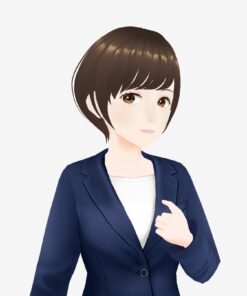 ビジネスアバター_ひなた_ショートヘアー