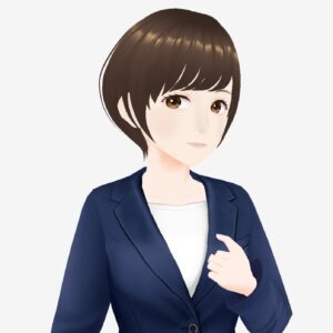 ビジネスアバター_ひなた_ショートヘアー