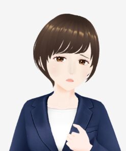 ビジネスアバター_ひなた_ショートヘアー