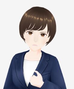 ビジネスアバター_ひなた_ショートヘアー