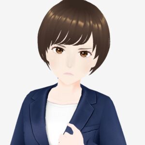 ビジネスアバター_ひなた_ショートヘアー
