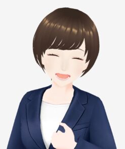 ビジネスアバター_ひなた_ショートヘアー