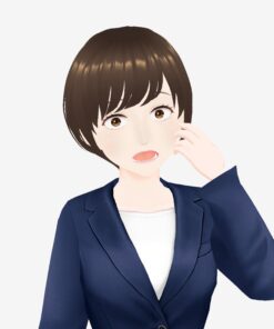 ビジネスアバター_ひなた_ショートヘアー
