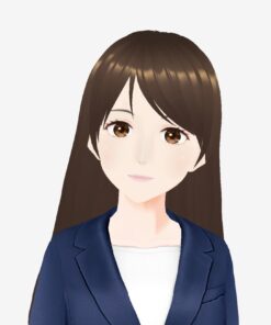 ビジネスアバター_ひなた_ロングヘアー