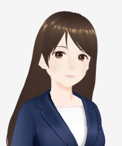 ビジネスアバター_ひなた_ロングヘアー